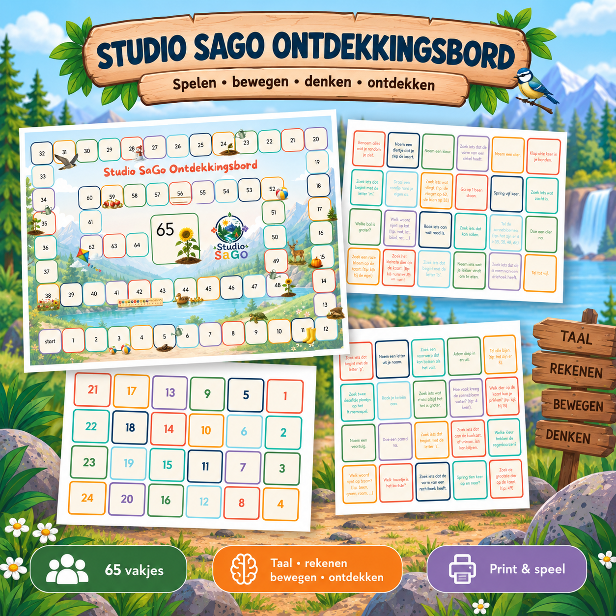 Voorblad van Studio SaGo Ontdekkingsbord